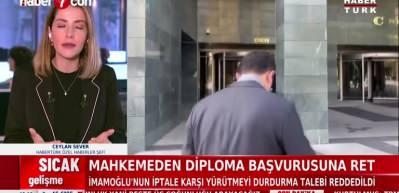 İmamoğlu'nun diploma iptaline ilişkin y&uuml;r&uuml;tmeyi durdurma talebiyle a&ccedil;tığı dava reddedildi