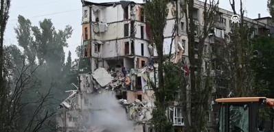 Kiev&rsquo;de Rus saldırısı: Biri &ccedil;ocuk 6 kişi hayatını kaybetti, 82 yaralı