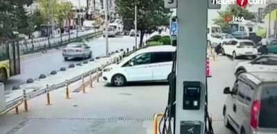 Arnavutköy’de İETT otobüsünün havalandırma kapağı uçtu