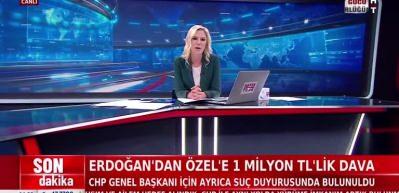 Başkan Erdoğan'dan CHP Genel Başkanı Özel'e 1 milyon TL'lik dava
