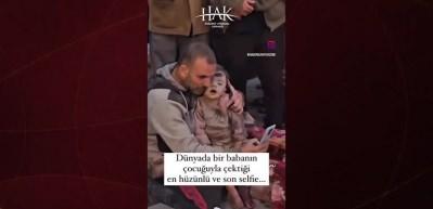 Çocuğunuzla en son ne zaman selfie çekildiniz? Bu görüntü aklınızdan çıkmayacak...