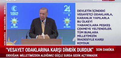 Cumhurbaşkanı Erdoğan "Bizde emeklilik yoktur!" dedi
