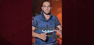 İsrail'in şehit ettiği Enes el-Şerif'in son videosu y&uuml;rekleri burktu