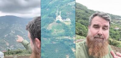 ABD'li vaizden Trabzon'daki camiye övgü!  "Allah Türkleri mübarek kılsın"