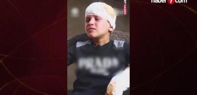 Gazzeli yaralı çocuk şehit olan annesini gözyaşları içinde anlattı
