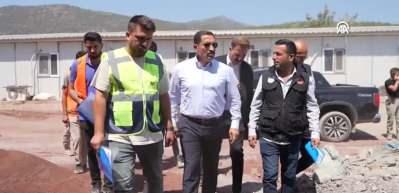 Hatay Hassa’da 622 afet konutunun inşası sürüyor