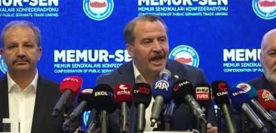 Memur-Sen maaş zammı görüşmelerinde "Hakem heyetine başvurmama kararı aldık" dedi
