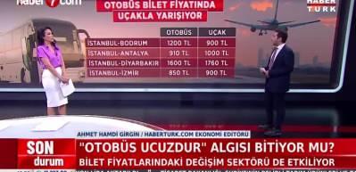 Otobüs bileti uçak biletini solladı!