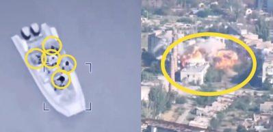Rusya-Ukrayna savaşında karada ve denizde nokta atışı imha anları: &Ccedil;ok sayıda &ouml;l&uuml; var