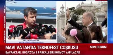 Sel&ccedil;uk Bayraktar Savarona i&ccedil;in "T&uuml;ylerim diken diken oldu! &Ccedil;ok &uuml;z&uuml;ld&uuml;m" dedi