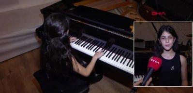 11 yaşındaki k&uuml;&ccedil;&uuml;k piyaniste, İngiltere'den b&uuml;y&uuml;k &ouml;vg&uuml;!
