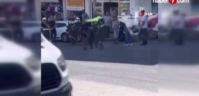 İzmir'de polise tekmeli yumruklu saldırı