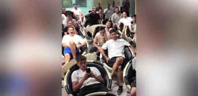 Kairat Almaty futbolcularının Real Madrid heyecanı!
