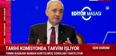Kurtulmuş: Süreçte neler yapılabileceğine ilişkin teklifler sunulacak
