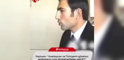 Paşinyan'ın 1998 yılındaki flaş itirafları ortaya çıktı: Azerbaycan ve Türkiye'nin masum kurbanlarını neden konuşmuyoruz?