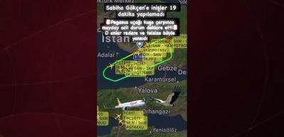 Sabiha’da ‘Mayday’ çağrısı: Leylek sürüsüne çarpan uçak tek motorla acil iniş yaptı