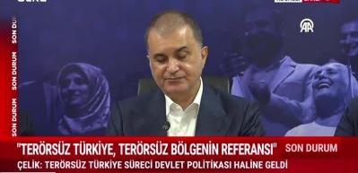 AK Parti Sözcüsü Çelik Terörsüz Türkiye konusunda atılan adımları değerlendirdi