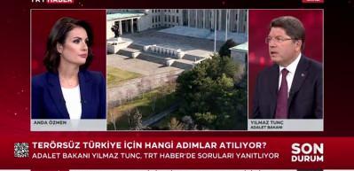 Bakan Tunç: Terörsüz Türkiye hayati bir konu