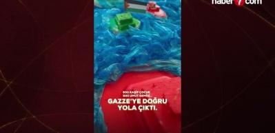 &Ccedil;ocuklar 527 gemiyi Gazze&rsquo;ye g&ouml;nderdi
