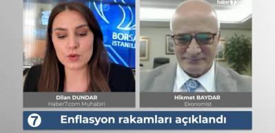 Ekonomist Baydar'dan uyarı! 'Enflasyon düşüyor ancak bazı kalemler alarm veriyor'