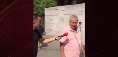 Sokak Röportajında "Açlık çekiyoruz" diyen adamı, karısı fena bozdu