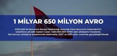 ASELSAN ile Savunma Sanayii Başkanlığı arasında rekor anlaşma!