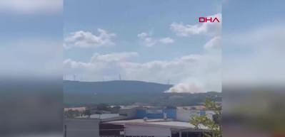 Çanakkale’de orman yangını: Ekipler havadan ve karadan müdahale ediyor