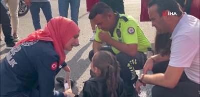 Çorlu’da kaza: Yaralanan küçük kızın sözleri yürek burktu