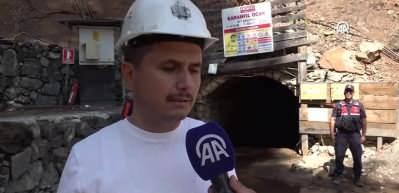 Denizli'deki maden ocağında mahsur kalan işçiler için kurtarma çalışmaları sürüyor