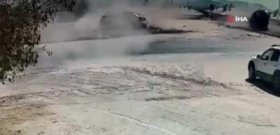 Frene ayağını dahi değdirmeden girdiği yolda feci kazaya neden oldu
