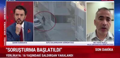 İzmir'de polis karakoluna düzenlenen saldırı anı kamerada!