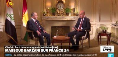 K&uuml;rdistan Demokrat Partisi Başkanı Barzani "T&uuml;rkiye'deki s&uuml;reci destekliyoruz" a&ccedil;ıklamasında bulundu