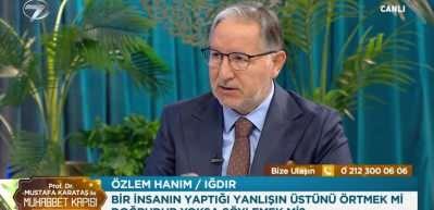 Yanlışı örtmek mi söylemek mi? Prof. Dr. Karataş'tan dikkat çeken cevap