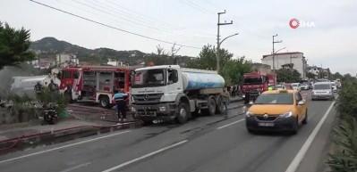 Trabzon'da alışveriş merkezinde yangın