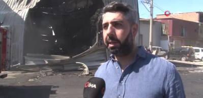 Buca'da toplanmayan çöp yığını alev aldı