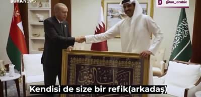 Katar'da samimi anlar! 