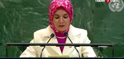 Bakan Göktaş, Dördüncü Dünya Kadın Konferansı Genel Kurul Üst Düzey Toplantısı'nda konuştu