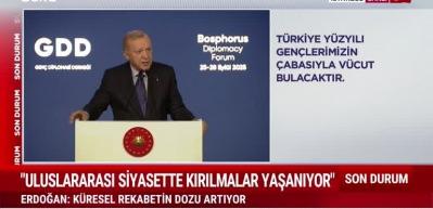 Cumhurbaşkanı Erdoğan, Demokrasi ve Özgürlükler Adası'nda konuştu