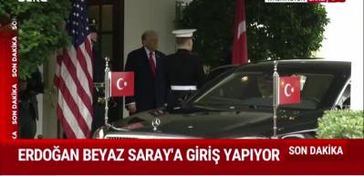 Cumhurbaşkanı Erdoğan-Trump Beyaz Saray'da bir araya geldi