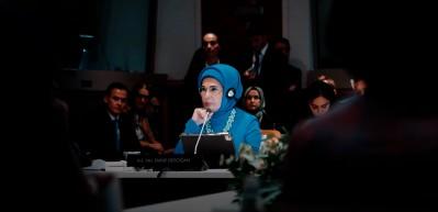 Emine Erdoğan'dan anlamlı Gazze paylaşımı: Kanser, yıkıcı hastalıklar, bir de savaşın karanlığı...