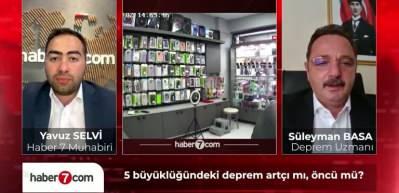 Deprem Uzmanı S&uuml;leyman Basa istanbul'da meydana gelen son depremi yorumladı