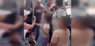 Marmaray&rsquo;da &ccedil;ocuklarının yanında babaya yumruk atan sanık hakim karşısında