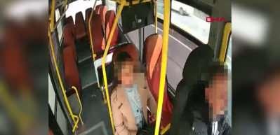 Minib&uuml;s şof&ouml;r&uuml; gen&ccedil; kıza kabus yaşattı!