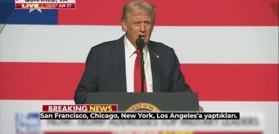 Trump 'içeriden gelen bir savaş' dedi, 3 eyalete ayar verdi