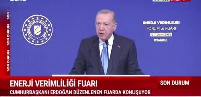 Başkan Erdoğan 11. Enerji Verimliliği Forum'unda konuştu