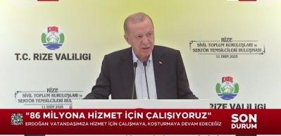 Başkan Erdoğan: Enflasyonu tek haneli rakamlara indireceğiz 