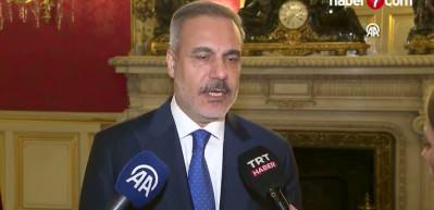 Dışişleri Bakanı Fidan, Paris’teki Gazze konulu toplantının ardından açıklamalarda bulundu