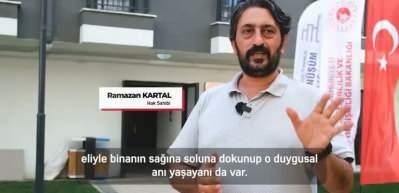 &Uuml;sk&uuml;dar &Ouml;zevim Sitesi "yarısı bizden" ile yeniden doğdu