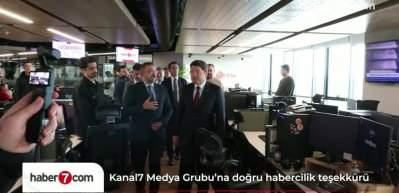 Adalet Bakanı'ndan Kanal7 Medya Grubu'na ziyaret
