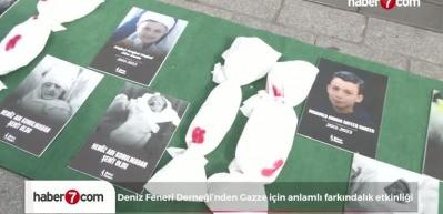 Deniz Feneri Derneği&rsquo;nden Gazze i&ccedil;in anlamlı farkındalık etkinliği